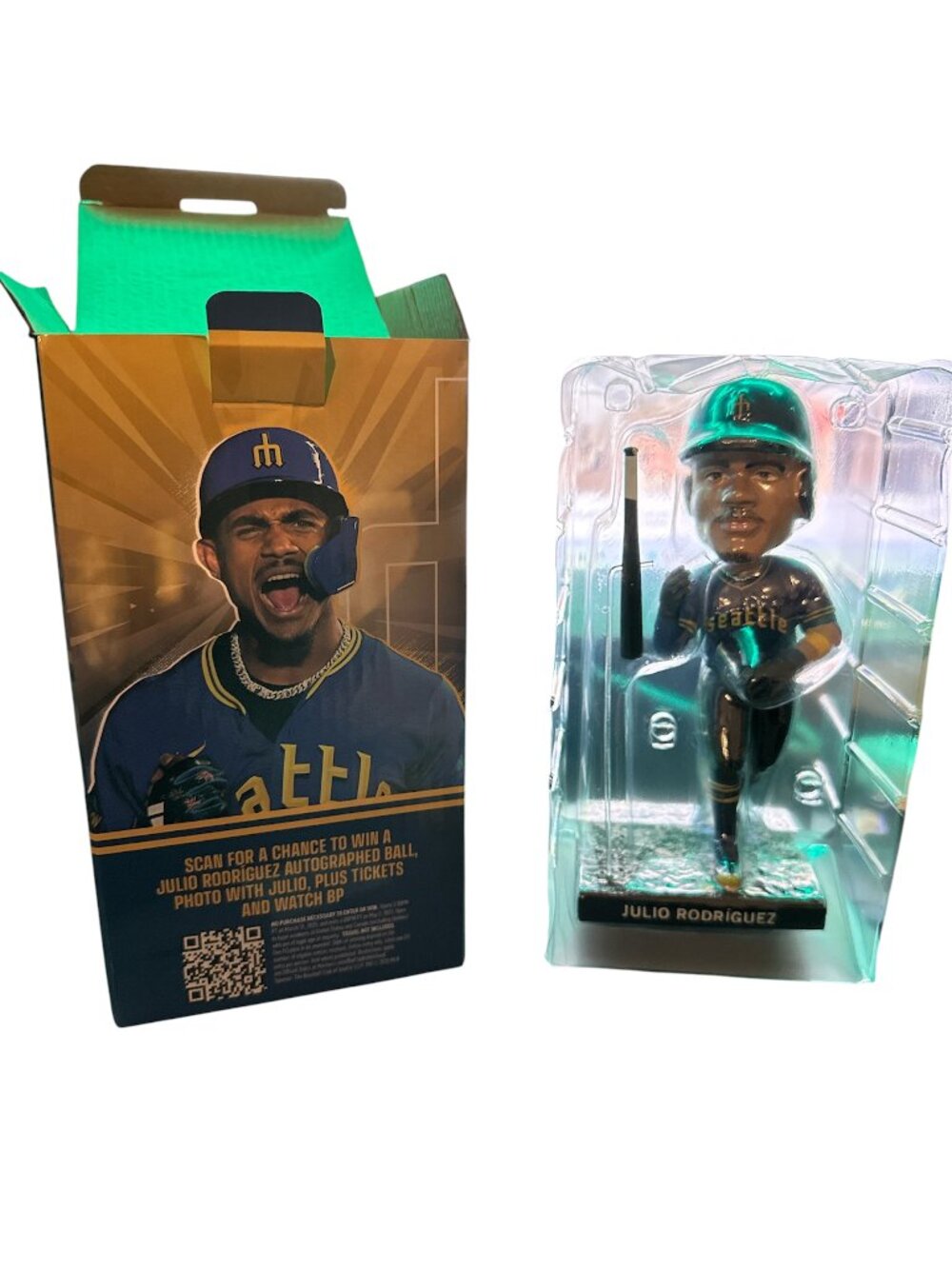 🔥 NEW Seattle Mariners Julio Rodríguez Bobblehead – Limited Promo – In Box 🔥